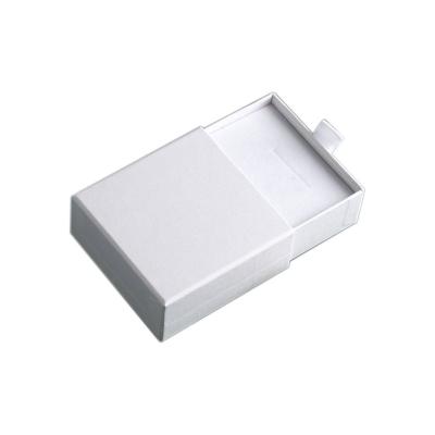 China Gray Pink Velvet Magnetic Jewelry Box 2mm Sliding Drawer Gift Boxes for sale