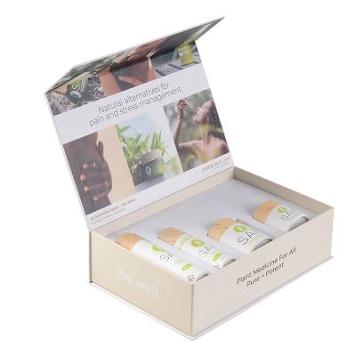 China ISO9001 ROHS Cosmetic Gift Box Packaging 350g Art Paper Recycled for sale