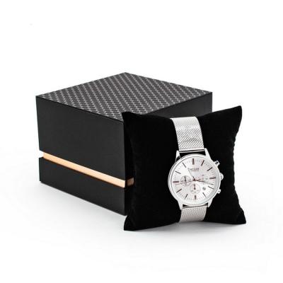 Chine La boîte de montre de petite taille de carton, papier de luxe de cadeau enferme dans une boîte le logo adapté aux besoins du client à vendre