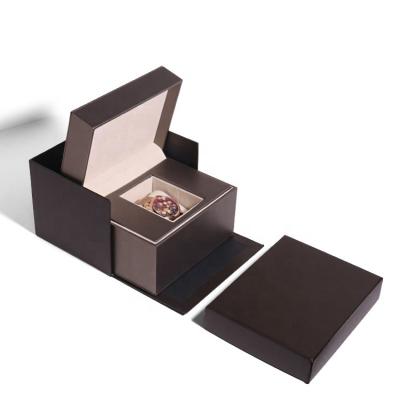 China 2.5mm Watch Box Gift Packaging Collapsible Magnetic Gift Boxes Foam Insert for sale