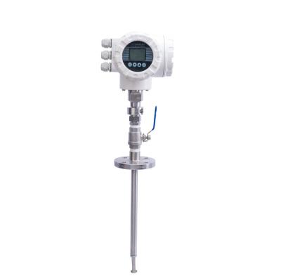 China Insertion Type Air Thermal Gas Mass Flow Meter RS-485 Modbus RTU Hydrogen Gas for sale