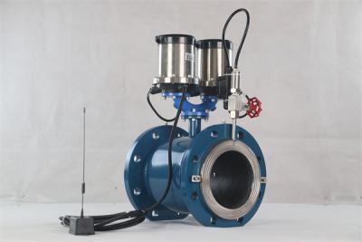 China Concentrated sulfuric acid flow meter PTFE lined battery operated electromagnetic flow meter for sale