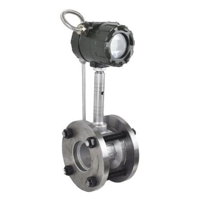 China Steam And Gas Vortex Flow Meter With Frequency Output For Easy Digitization for sale