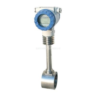 China High Temperature Vortex Flow Meter With Frequency Output Digitization DN15 Dn50 DN100 for sale