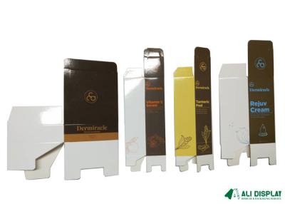China Caixa de empacotamento 107mm Art Paper Box Packaging do creme de cara dos CDR PSD à venda