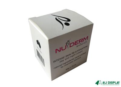 Chine Le papier cosmétique de CDR soins de la peau enferme dans une boîte l'emballage de boîte-cadeau blanc de 54mm Papier d'emballage à vendre