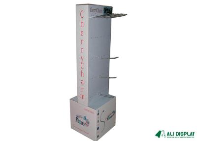 Chine Support de plancher de carton de b cannelure 300gsm Ring Hook Display Stand 40cm à vendre