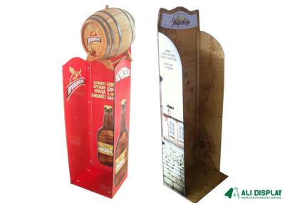 China Supermarket Beer 170cm Cardboard Dump Bins CDR Corrugated Floor Display for sale