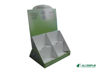 China CMYK PDQ Display Box Corrugated Cardboard Counter Display Stands for sale
