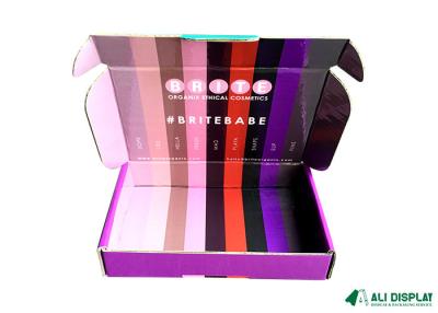 China Cajas de envío de empaquetado acanaladas de la caja de regalo del arco iris 200m m en venta