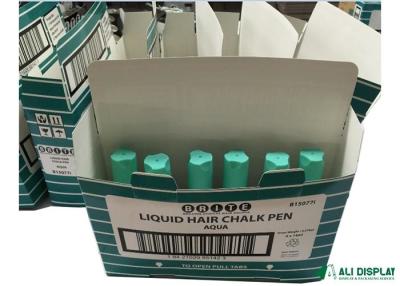 China CDR ULTRAVIOLETA caja cosmética de encargo de Pen Chalk que empaqueta la bandeja de la tapa de la caja los 25cm de la impresión en offset en venta