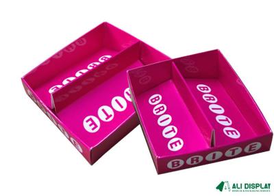 China Cartão cosmético Kraft das caixas de exposição do contador 300gsm CCNB do retalho do suporte à venda