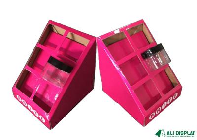 China Corrugated 250mm Cosmetic Display Boxes  CMYK Hair Kraft Carton Box for sale
