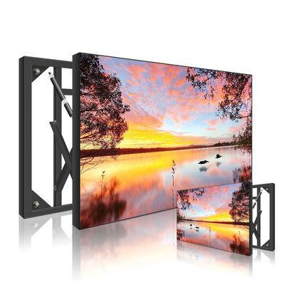 China Display de parede de vídeo LCD preto de 55 polegadas 26 kg 1213,5 mm comprimento para departamento público à venda