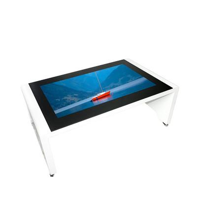 China 65Inch LCD Smart Touch Screen Coffee Table 240V Multi Points 16.7m Color for sale
