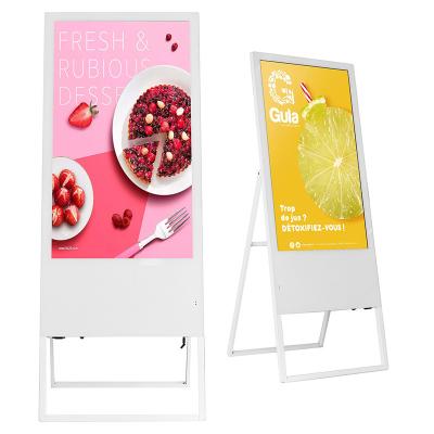 China Octa Core LCD Advertising Display 3mm Glass Digital Ad Screen AC 110V for sale
