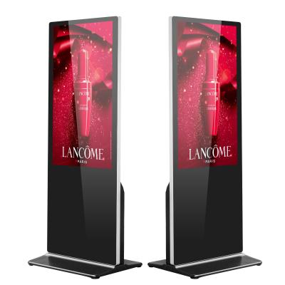 China 2G ROM 16.7M LCD TV Floor Stand With 3mm Thickness Tempered Glass  digital signage for sale