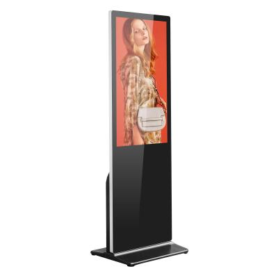 China Stereo L/R SSN-10 Floor Stand Digital Signage Touch Screens 500 Nits for sale
