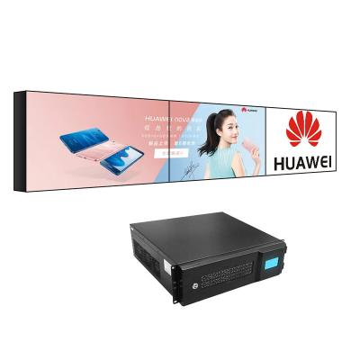 China 1920x1080 Digital Advertising Display Screens 21.5 KG 500cd/M2 Super Narrow Bezel for sale