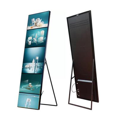 China P2.5mm Led Poster Video Display 1/32 Scan 1920x576mm App Control for sale