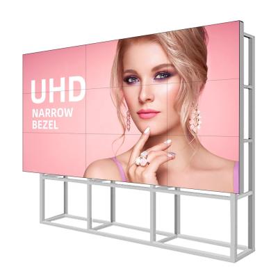 Cina 46 49 55 esposizione di parete LCD dell'interno di 65in 4K 2x2 3x3 HD video in vendita