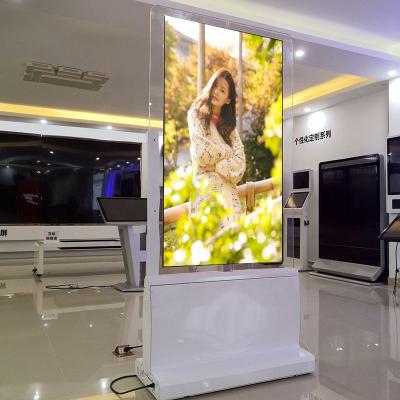Chine Le double transparent d'intérieur de kiosque de Signage de Digital d'écran d'Oled a dégrossi 55 pouces à vendre