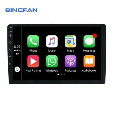 China Universal P9 Android 10 4 Core Car Radio Full Touch Screen Carplay suporte Mirror Link Rear Camera Car DVD Player à venda