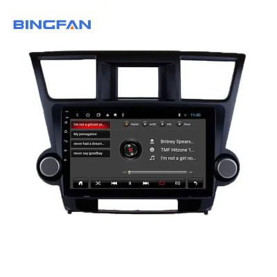 China Android 9.0 Quad Core 1+16GB Car DVD Stereo Radio For Toyota Highlander 2009 2010 2011 2012 2013 2014 10 inch for sale