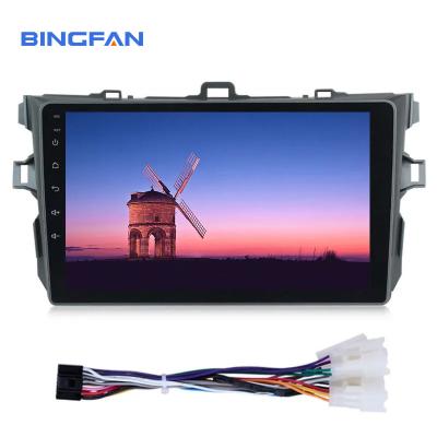 China Touch Screen Universal Multimedia 2 Din 9 Inch Audio Stereo Android 9 Car Radio for Corolla 2007-2013 for sale