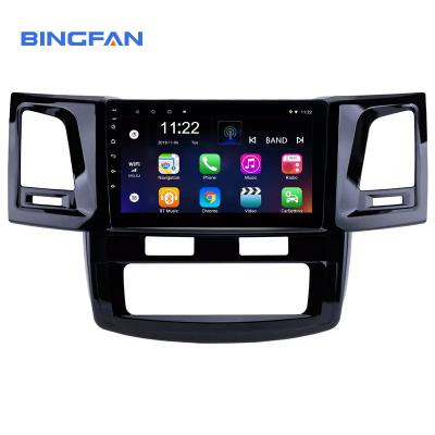 China AC 2008-2014 Hilux Android Auto Car Stereo 3D Screen With SWC DVR 4G WIFI for sale