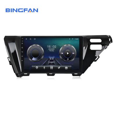 China 4G Net Android 10 4+32G Car Radio Audio Rca Cable Car Audio Installation Frame Kit Voor Toyota Camry LHD 2018 2019 Te koop