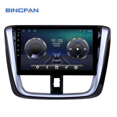 Китай 10 дюймовый сплит-экран 4G Octa Core Стерео GPS навигация Android 10 автомобиль заднего вида монитор для 2014-2017 TOYOTA VIOS Yaris продается