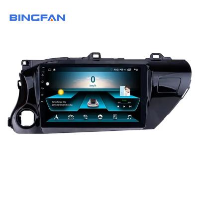 China Factory Supply 10inch 2din Android 10 System Capacitive Screen Full Touch Screen Car radio For Toyota Hilux 2016-2018 Ca for sale