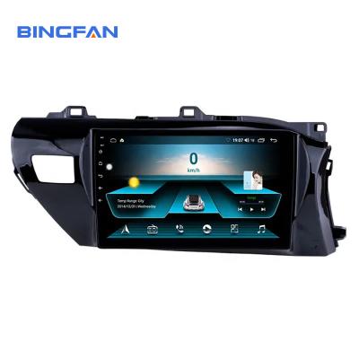 China 9inch 2din Android 10 System Capacitive Screen Full Touch Screen Car radio For Toyota Hilux RHD 2016-2018 Car Player for sale