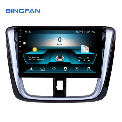 China Android 10.1 Sistema Touch Screen 10 polegadas 2 Din Rádio de carro Android para Toyota Vios Yaris 2014-2017 Car Stereo Head Unit à venda