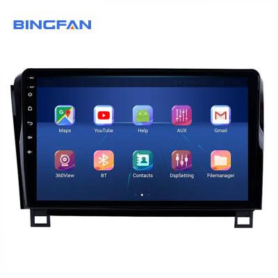 China 2 Din Android 10 Inch Touch Screen Car DVD Player GPS Navegação DSP Carplay para Toyota Sequoia 2008-2015 Tundra 2006-20 à venda