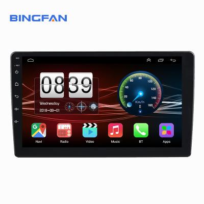 Cina Include All Basic Function Car Entertainment Radio Android 9 4 Core 1.3GHz Touch Screen Smart Car Radio in vendita