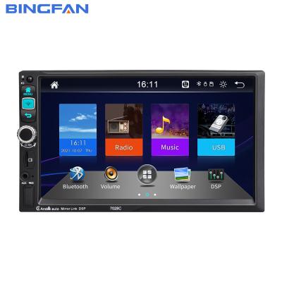 China Universal 7 Zoll 2 Din Android Auto Radio GPS Navigation Spiegel Link BT FM Auto Stereo Auto Elektronik Auto DVD-Player zu verkaufen