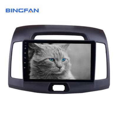China Double Din Nine Inch Android 10 Quad Core WIFI Touch Screen Multimedia Voor Hyundai Elantra 2007-2011 Auto Radio Te koop