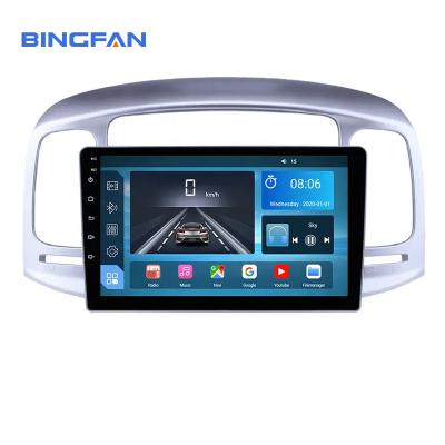 China Hi-Fi Hi-Res 8 Core Car Audio Para Hyundai Accent 2006-2011 Suporte de rádio de carro 360 Bird View Camera Carplay à venda