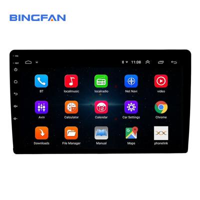 China Universal 10 Inch Double Din FM Car radio DVD Player 1+16GB Google Map Car Navigation en venta