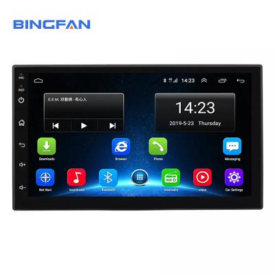 China Octa Core 2 Din Car Multimedia Player 4G WIFI AHD IPS Touch Screen Auto Android Radio GPS Navigatie 2+32G Te koop
