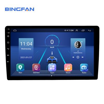 China IPS GPS Camera Touch Screen Wifi Car DVD Radio Android 10 Universal Car Player Te koop