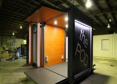 China Customized Pop up Stage Converted Shipping Container Modification For Showroom for sale