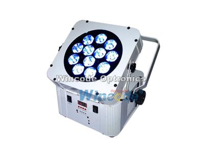 China 12×18W Battery Powered Stage Lights RGBWA + UV 5 In 1 Sound Active For Dj Events for sale