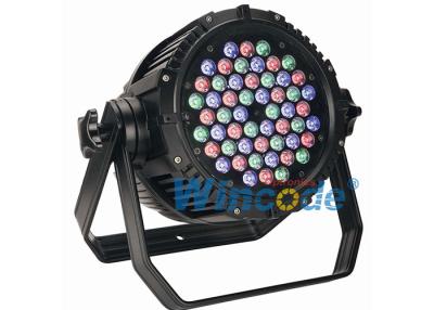 China Standalone Control Led Par 54 × 3W RGBW Waterproof , Professional Stage Light 8 Channels for sale
