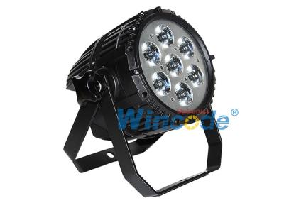 China Outdoor Commercial Outdoor Lighting 7 X 10w , Led Stage Wash Lighting RGBW 4 In 1 for sale