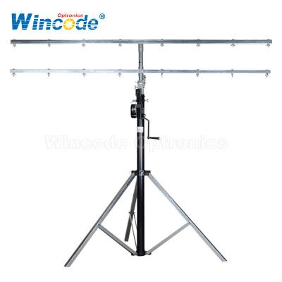 China 4.5M Double Bars Stage Light Stands With safety locking for sale