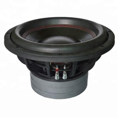 China Paper Cone DC 12V 1500W 12 Inch 90dB Car Audio Subwoofer for sale