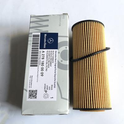 Cina A2781800009 componenti del motore automatiche gialle Mercedes Benz Oil Filter in vendita